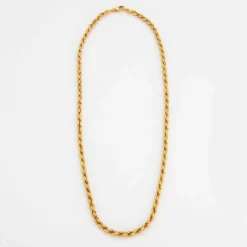Collier vintage maille torsadée
