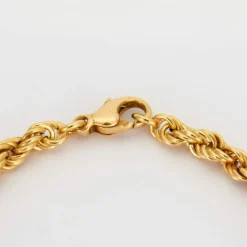 Collier vintage maille torsadée