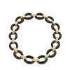 Collier Vintage Or & Onyx