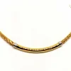 Collier Vintage Or jaune, Or blanc