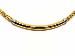 Collier Vintage Or jaune, Or blanc