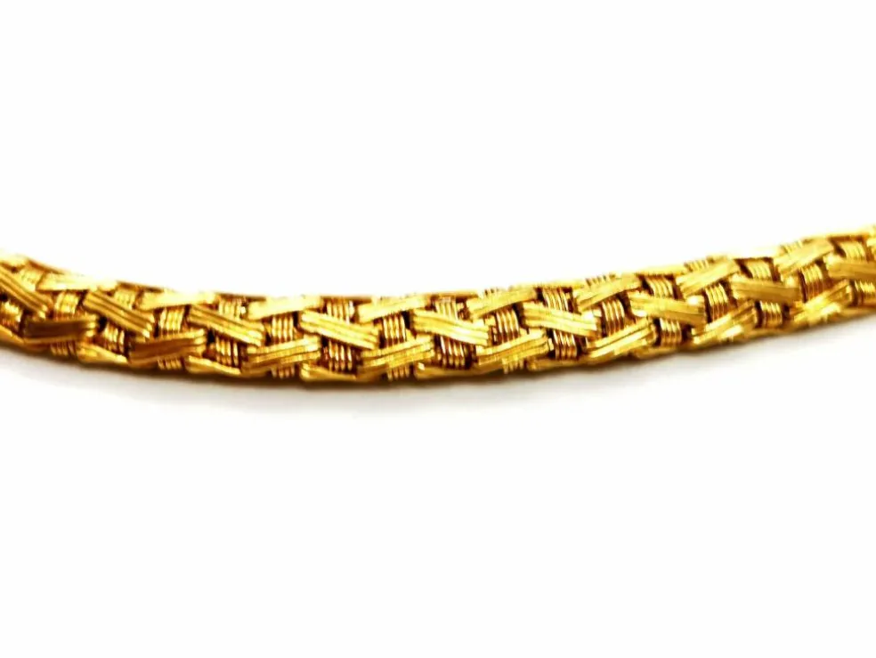 Collier Vintage Or jaune, Or blanc
