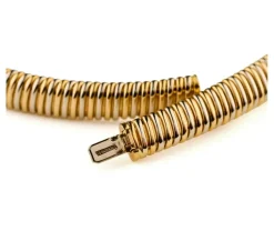 Collier Weingrill Tubogas en or bicolore