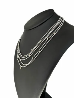 Collier Wellendorff morgensonne en or jaune et blanc avec diamants