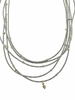Collier Wellendorff morgensonne en or jaune et blanc avec diamants