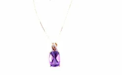 Collier/Pendentif Améthyste Diamants