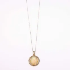 Collier/Pendentif opale