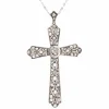 Croix ancienne diamants