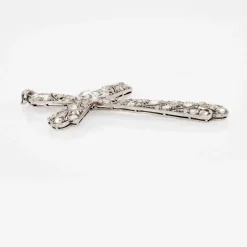 Croix ancienne diamants