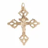 Croix ancienne en or rose