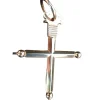Croix Bâton ancienne Or Rose