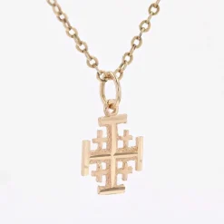 Croix de Jérusalem or jaune