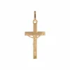 Croix du Christ or jaune