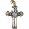Croix Or jaune et Diamants