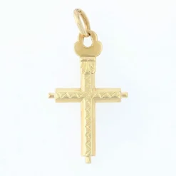 Croix régionale ciselée or jaune