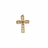 Croix tréssée en or jaune