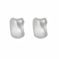 Créoles en or blanc
