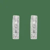 CRÉOLES OR BLANC ET DIAMANTS
