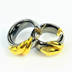 Créoles Serpent Or jaune