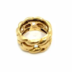 DAVID WEBB - Bague unisexe en or tissé