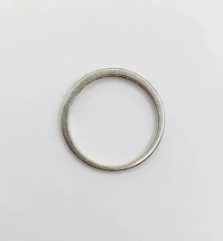 Demi Alliance américaine or blanc et diamant