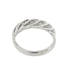 Demi alliance torsades diamants
