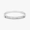 Demi-Alliance or et diamants