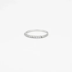 Demi-Alliance or et diamants
