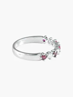 Demi-alliance Rubis Diamants