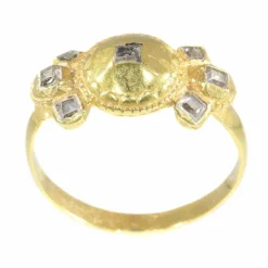 Diamant, bague en or