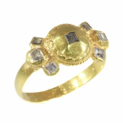 Diamant, bague en or