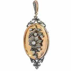 Diamant médaillon/broche/pendentif