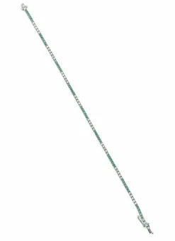 Diamants de tennis et tsavorites
