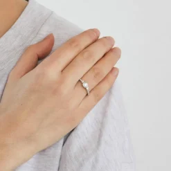 DIDIER GUERIN - Bague or gris et diamants