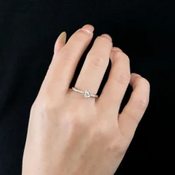 DIDIER GUERIN - Bague solitaire en or et diamant