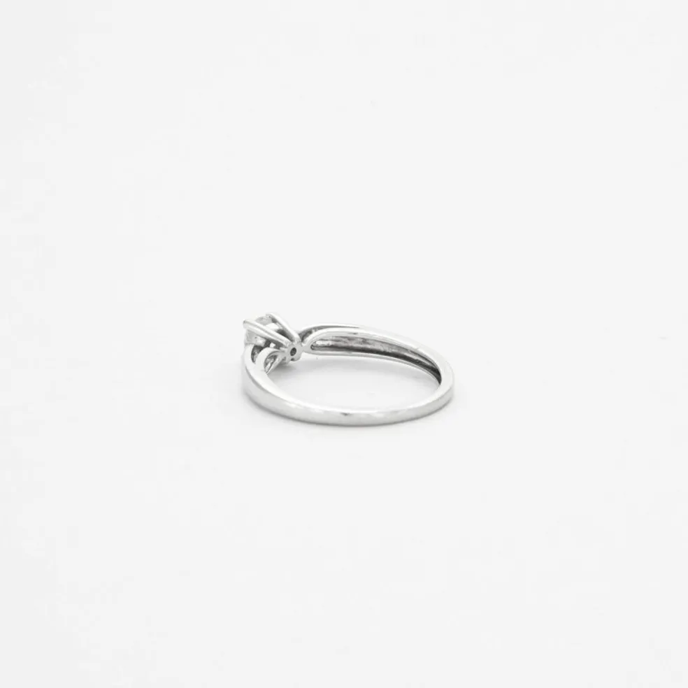 DIDIER GUERIN - bague solitaire or gris