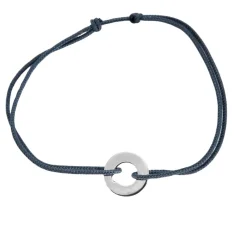 DIHN VAN - Bracelet Cible petit modèle en or blanc