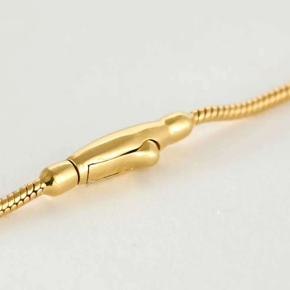 DINH VAN - MENOTTES R12- Collier en or jaune et diamant