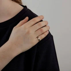 DINH VAN - SEVENTIES Petit modèle - Bague en or gris