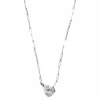 DINH VAN- MENOTTES- Collier en or blanc