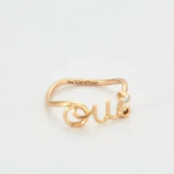 DIOR - AMOUR - Bague jonc en or jaune