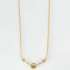 DIOR-ROSE DES VENTS - Collier en or jaune, nacre et diamants