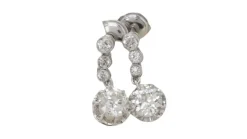 Dormeuses anciennes diamants