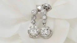 Dormeuses anciennes diamants