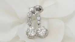 Dormeuses anciennes diamants