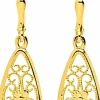 Dormeuses en or jaune 18 carats