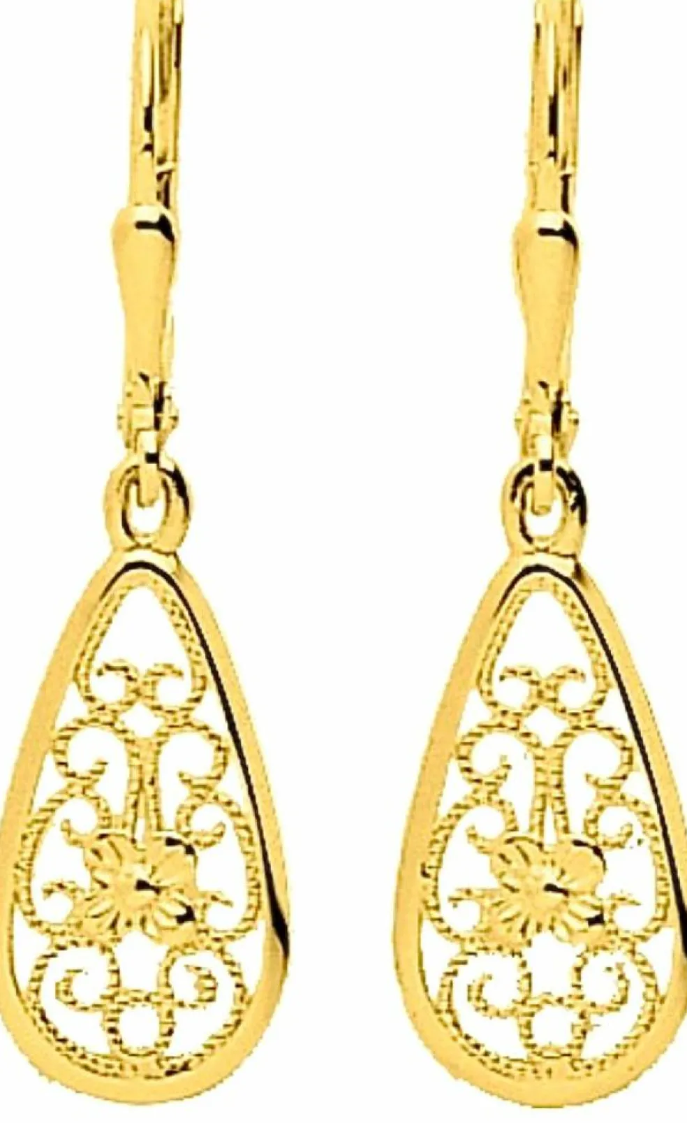 Dormeuses en or jaune 18 carats