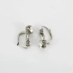 Dormeuses en platine & diamants