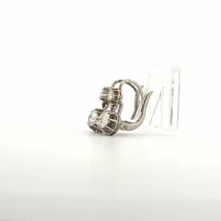 Dormeuses Or Blanc & Diamants