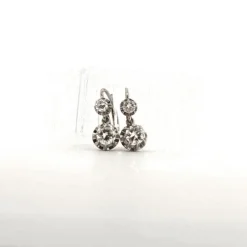 Dormeuses Or Blanc & Diamants